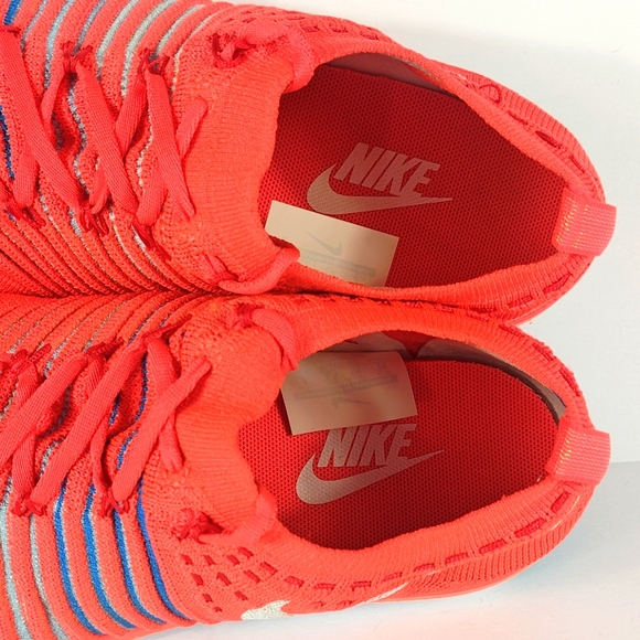 Nike Free Transform Flyknit Pink Womens Size 8 Running Training Shoes 833410-601 - Picture 12 of 16